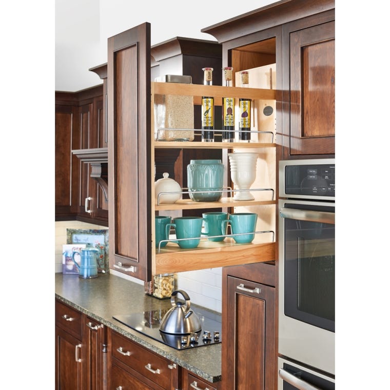 Rev-A-Shelf- Base Cabinet Pullout Organizer with Blumotion Soft-Close - full pic 