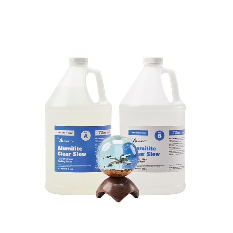Alumilite Clear Slow Casting Resin - full pic 