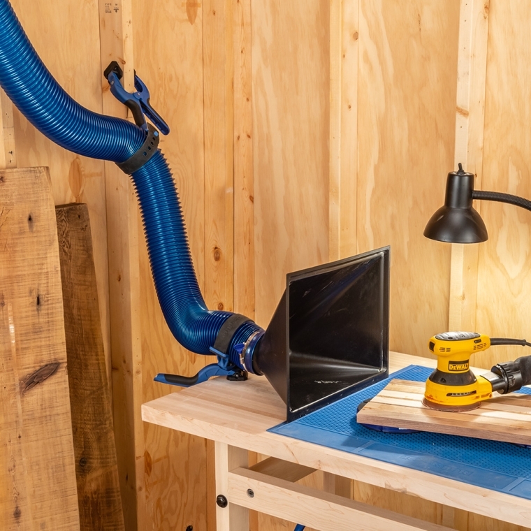 Dust Right 4'' Clamping Hose Holders, 2-Pack - full pic 