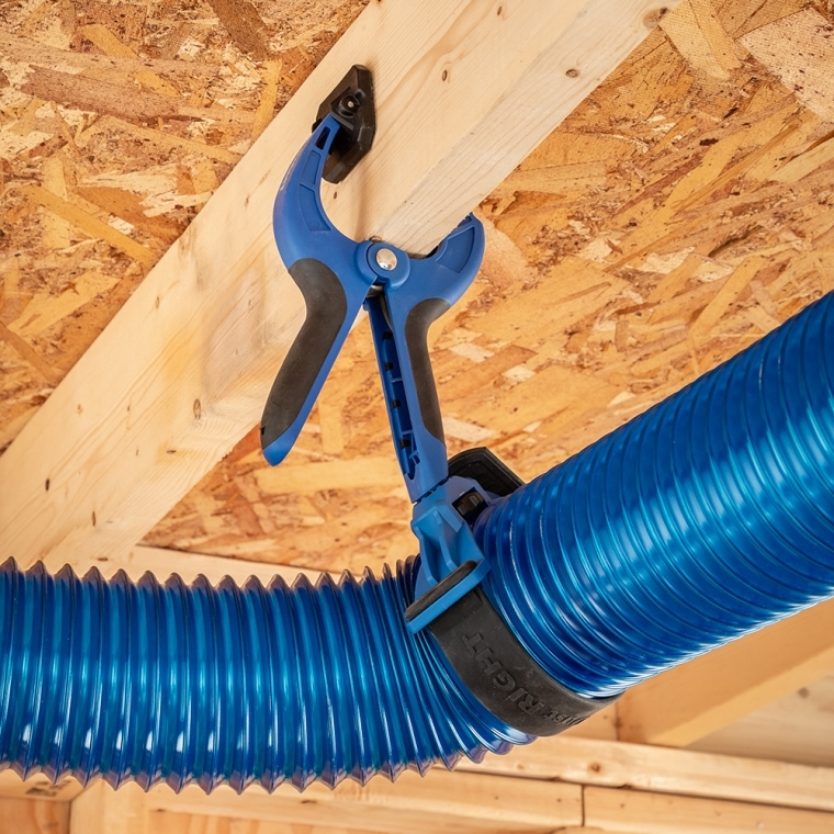 Dust Right 4'' Clamping Hose Holders, 2-Pack - full pic 