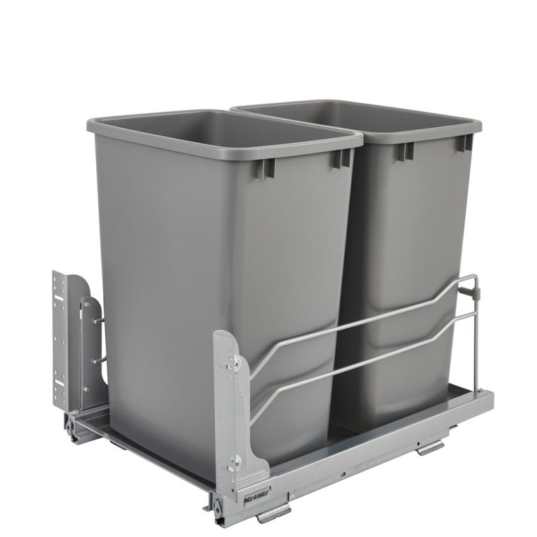 Rev-A-Shelf Soft-Close Bottom-Mount Trash Pull-Outs - full pic 