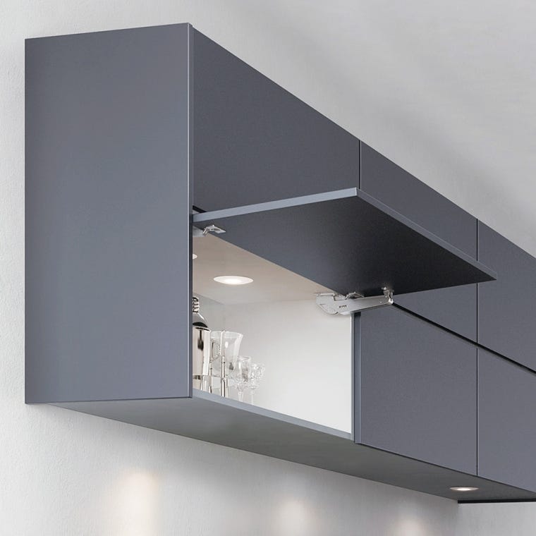 Sugatsune Aileron Lift-Assist Soft-Close Hinge Set and Door Lift for Cabinets - full pic 