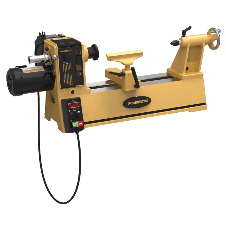 Powermatic PM2014 1HP Bench Lathe, 115V Input - full pic 
