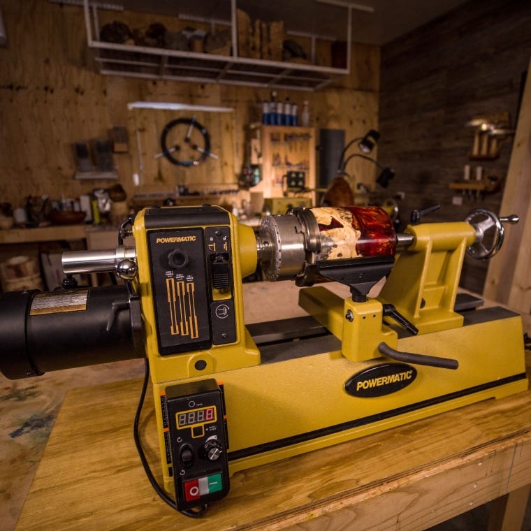 Powermatic PM2014 1HP Bench Lathe, 115V Input - full pic 