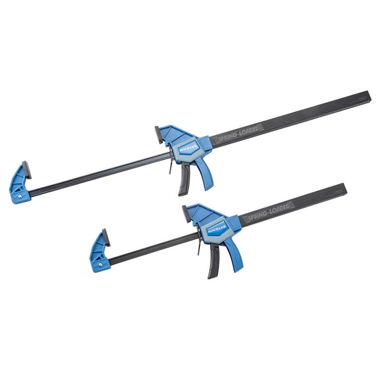 Rockler Medium-Duty Spring-Loaded Bar Clamps - full pic 