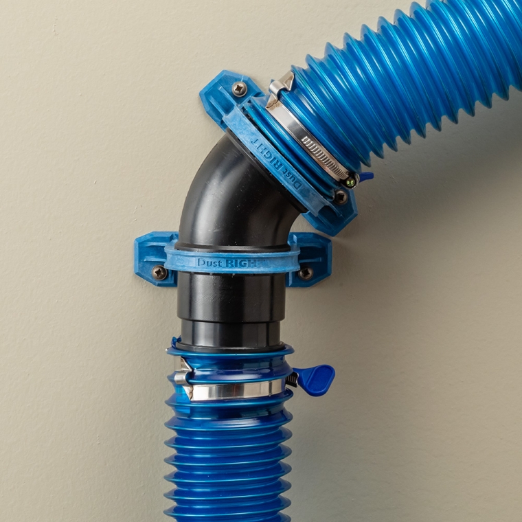 Dust Right Ready-Mount 2-1/2'' 45° Elbow - full pic 