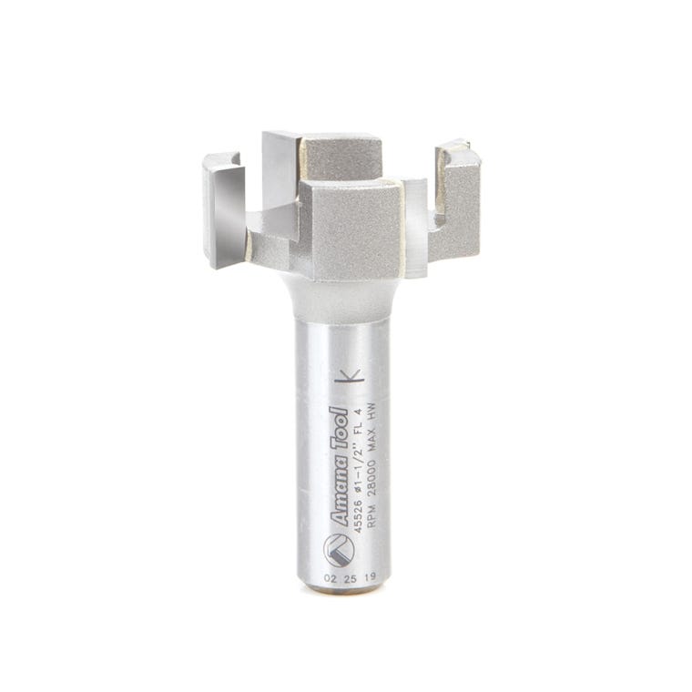 Amana Tool Carbide-Tipped Spoilboard Flattening/Rabbeting Router Bit - full pic 