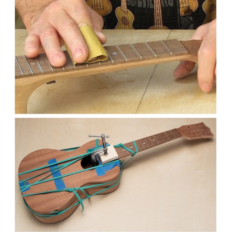 StewMac Soprano Ukulele Kit - full pic 