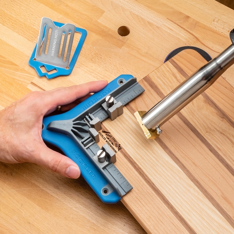 Rockler Branding Iron Alignment Jig - full pic 