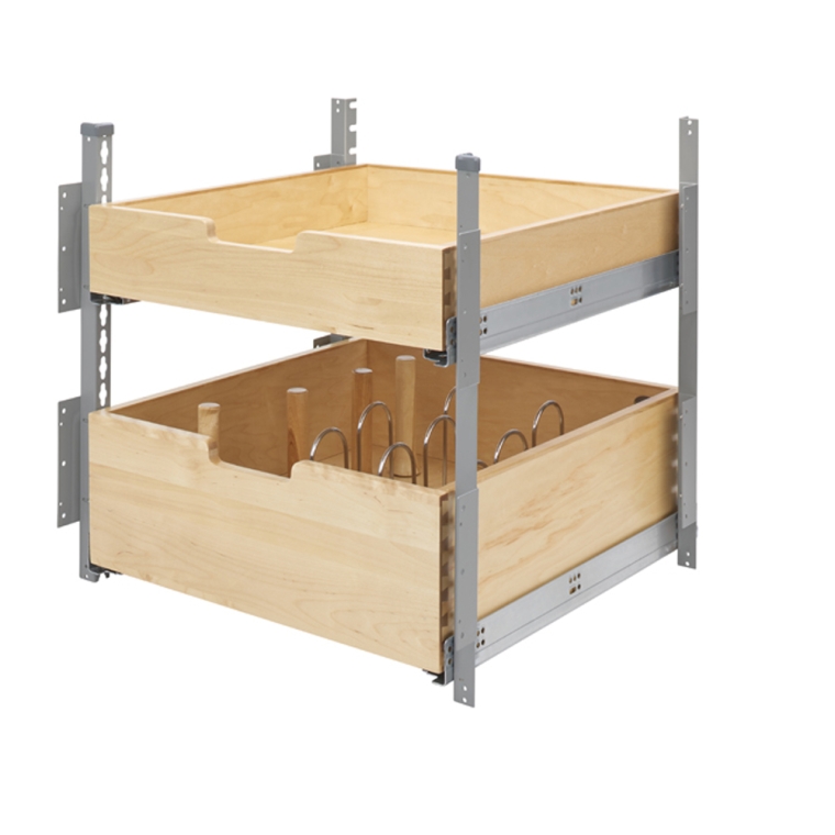 Rev-A-Shelf- Base Cabinet Pullout Adjustable Shelf System - full pic 