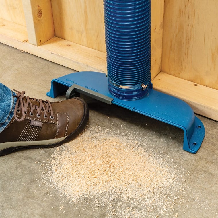 Dust Right Floor Sweep with Blast Gate - full pic 