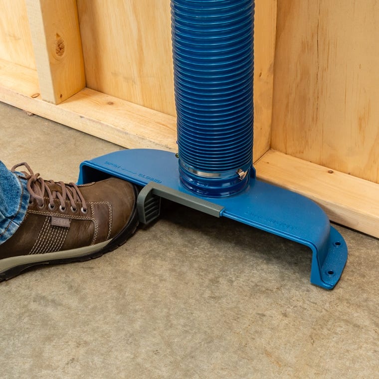 Dust Right Floor Sweep with Blast Gate - full pic 