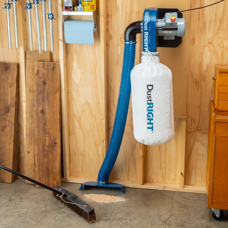 Dust Right Floor Sweep with Blast Gate - full pic 