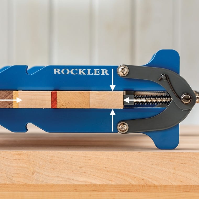 Rockler Mini Deluxe Panel Clamps, 2-Pack - full pic 