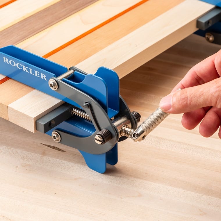 Rockler Mini Deluxe Panel Clamps, 2-Pack - full pic 