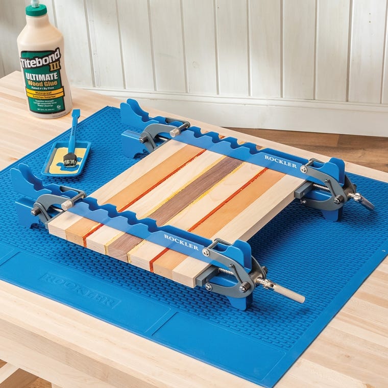 Rockler Mini Deluxe Panel Clamps, 2-Pack - full pic 