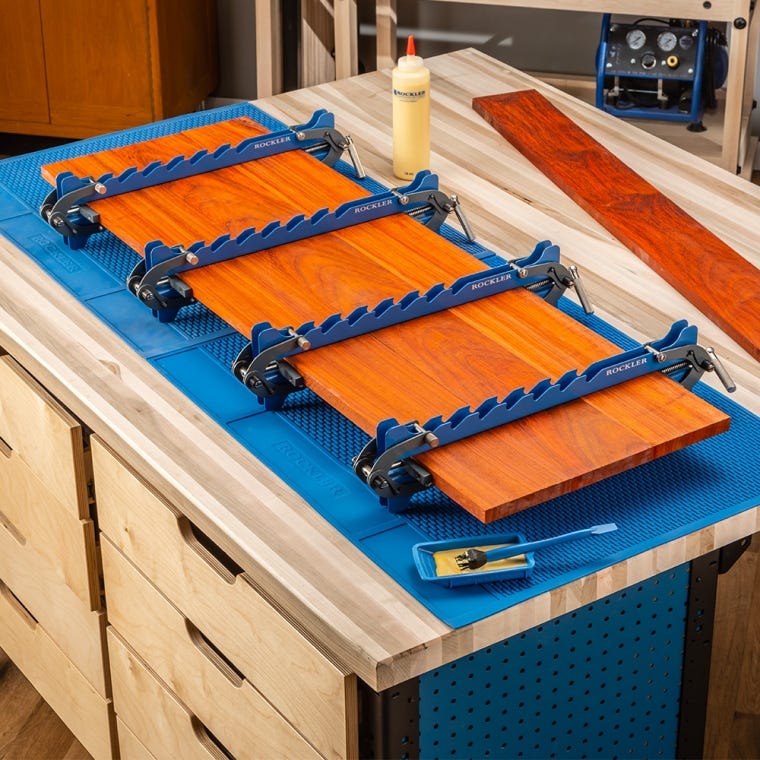 Rockler Mini Deluxe Panel Clamps, 2-Pack - full pic 