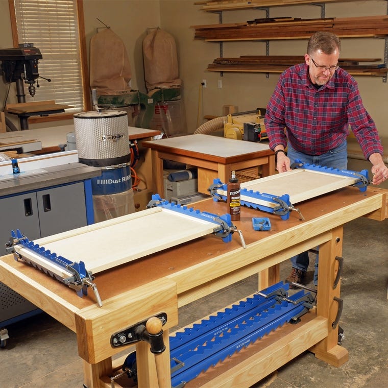 Rockler Mini Deluxe Panel Clamps, 2-Pack - full pic 