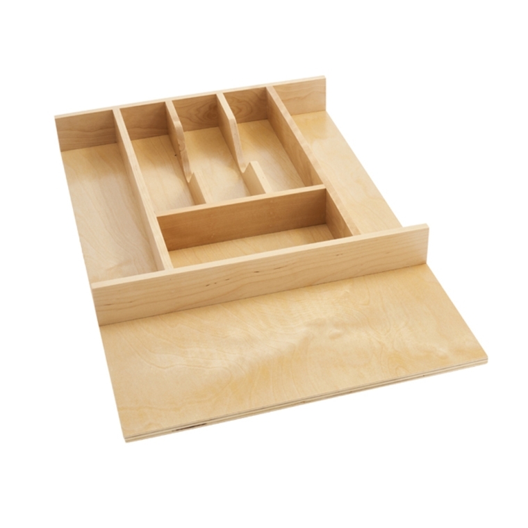 Rev-A-Shelf- Cut-To-Size Insert Wood Cutlery Organizer for Drawer - full pic 
