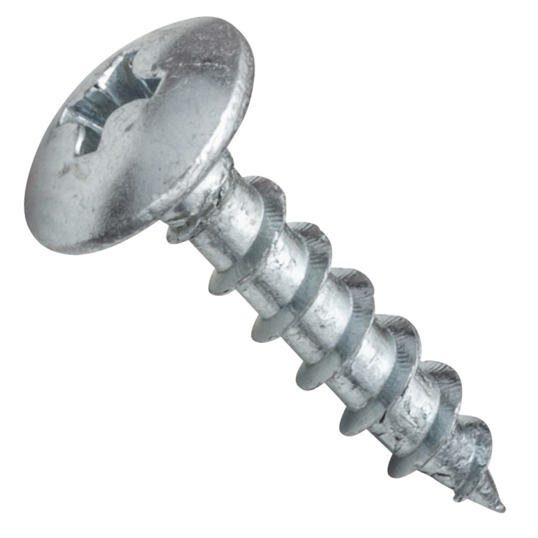 Centerline #6 x 5/8'' Truss Head Phillips Screws, Deep Thread, Zinc, 100-Pack - main pic