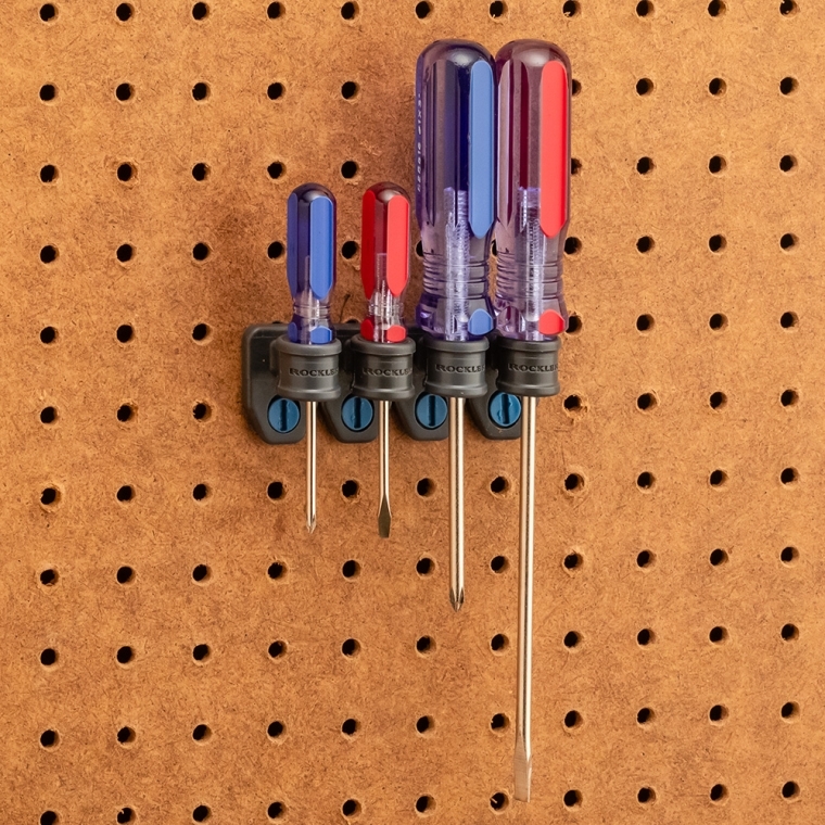 Rockler Hang-Tight 32-Piece Pegboard Hook Starter Pack - full pic 