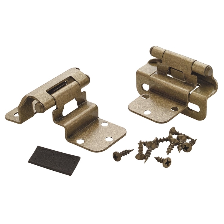 3/8'' Inset Self-Closing Partial Wrap Cabinet Hinges - full pic 