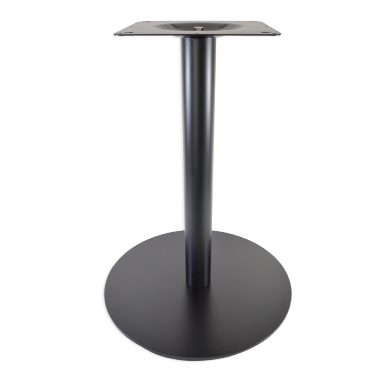 Positano Steel Table Base, Black Powder-Coat - full pic 
