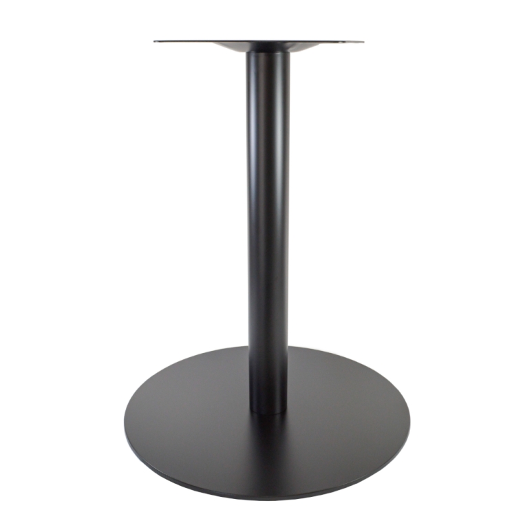 Positano Steel Table Base, Black Powder-Coat - full pic 