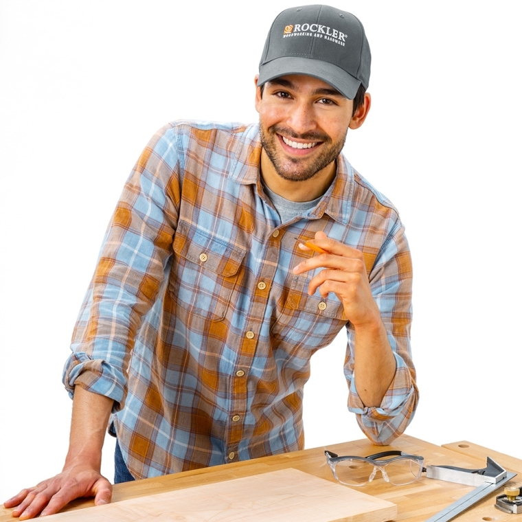 Rockler Embroidered Ball Cap - full pic 
