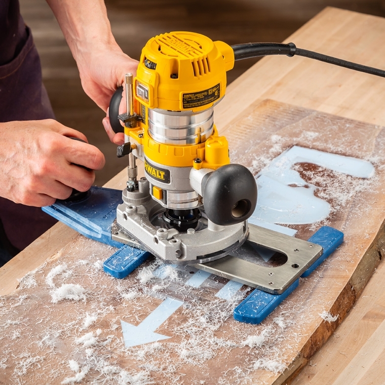 Rockler Flush-Cutting Router Jig - full pic 