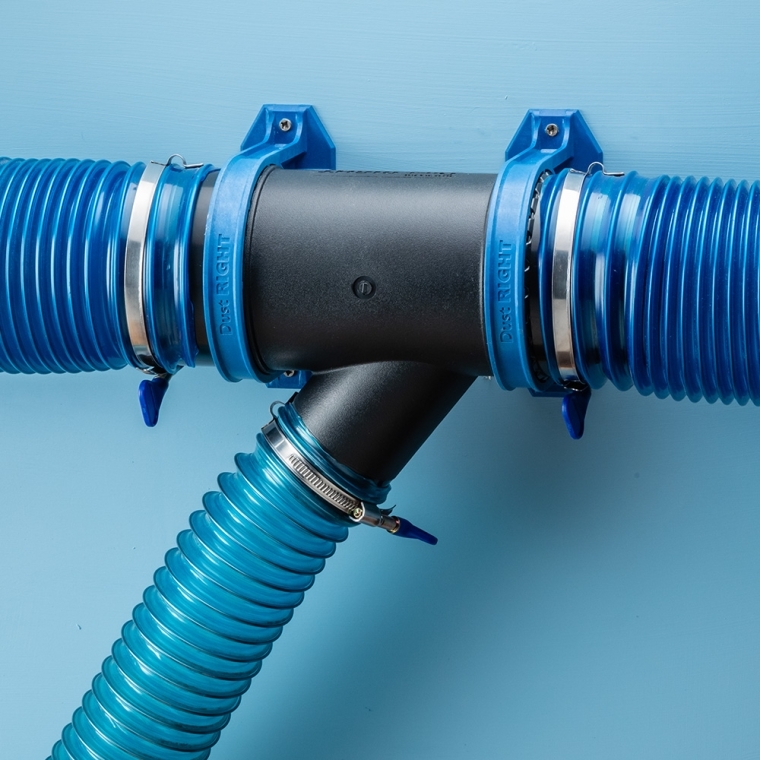 Dust Right Ready-Mount 4''-to-2-1/2'' Y-Connector - full pic 