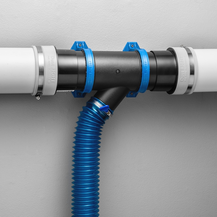 Dust Right Ready-Mount 4''-to-2-1/2'' Y-Connector - full pic 