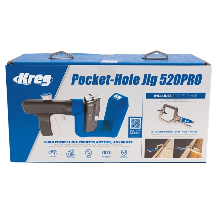 Kreg 520PRO Handheld Pocket Hole Jig - full pic 