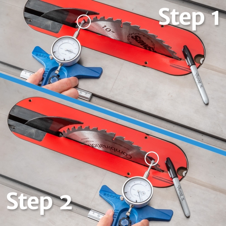 Rockler Table Saw Alignment Gauge - full pic 