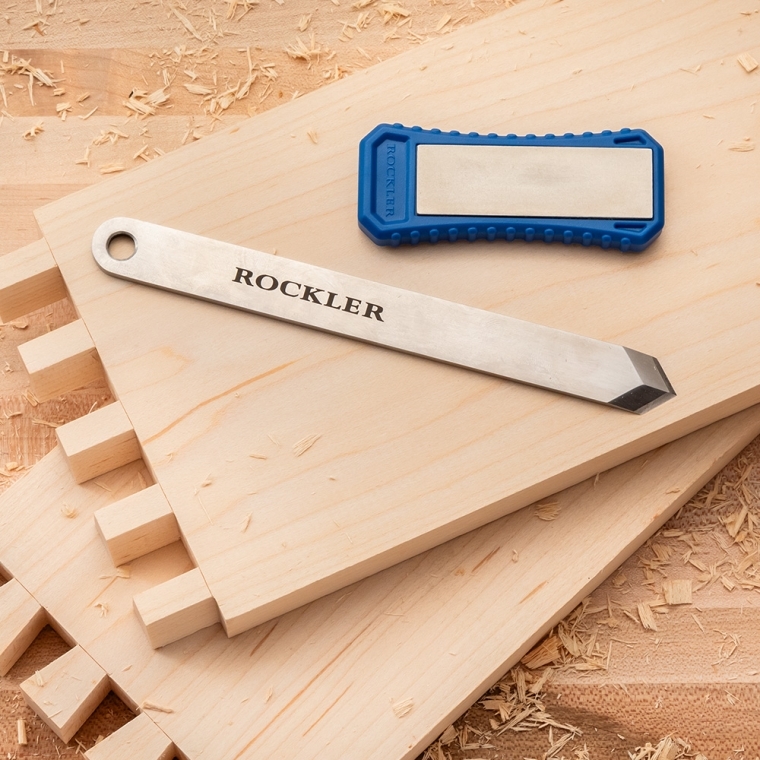 Rockler Spear-Point Marking Knife with Sheath - full pic 