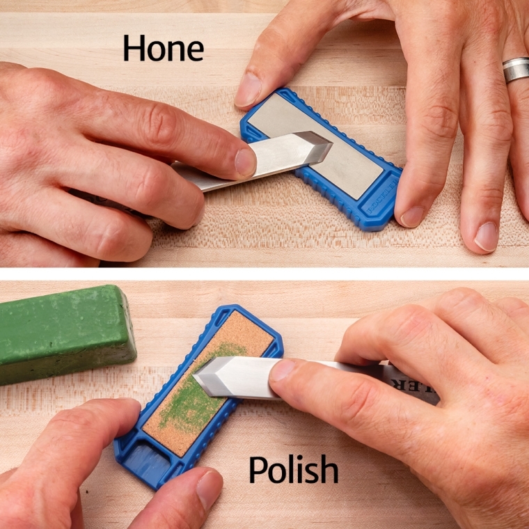 Rockler Spear-Point Marking Knife with Sheath - full pic 