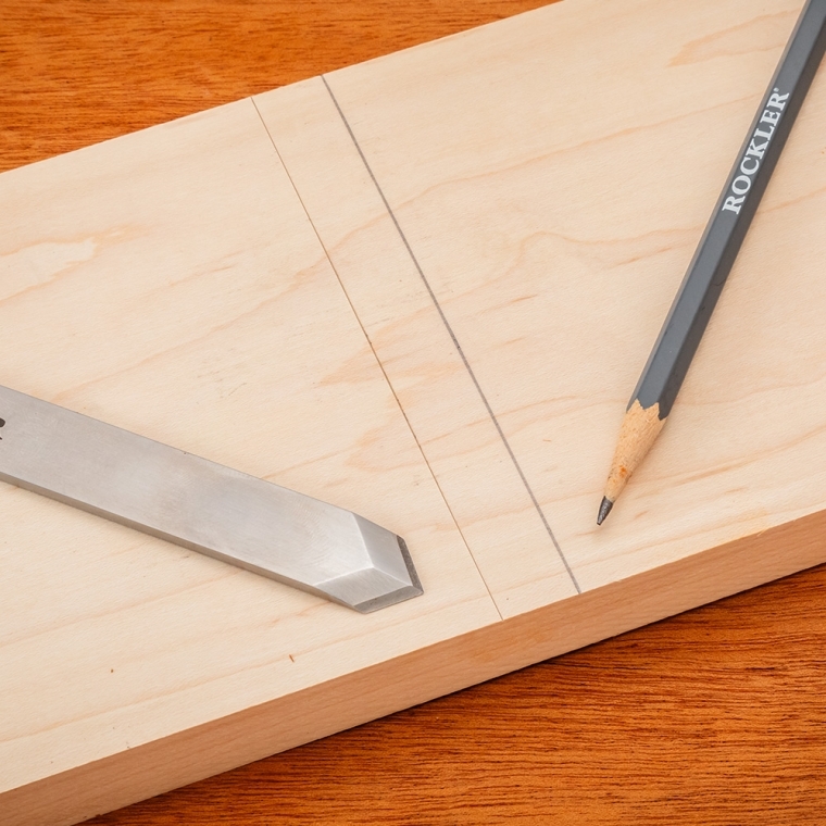 Rockler Spear-Point Marking Knife with Sheath - full pic 