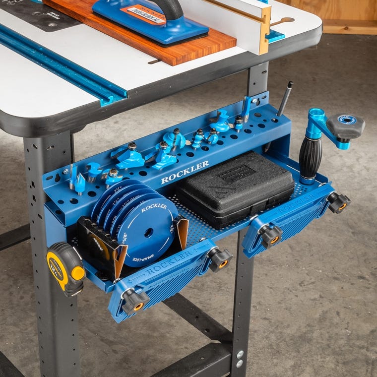 Rockler Router Bit and Accessory Storage Rack - full pic 