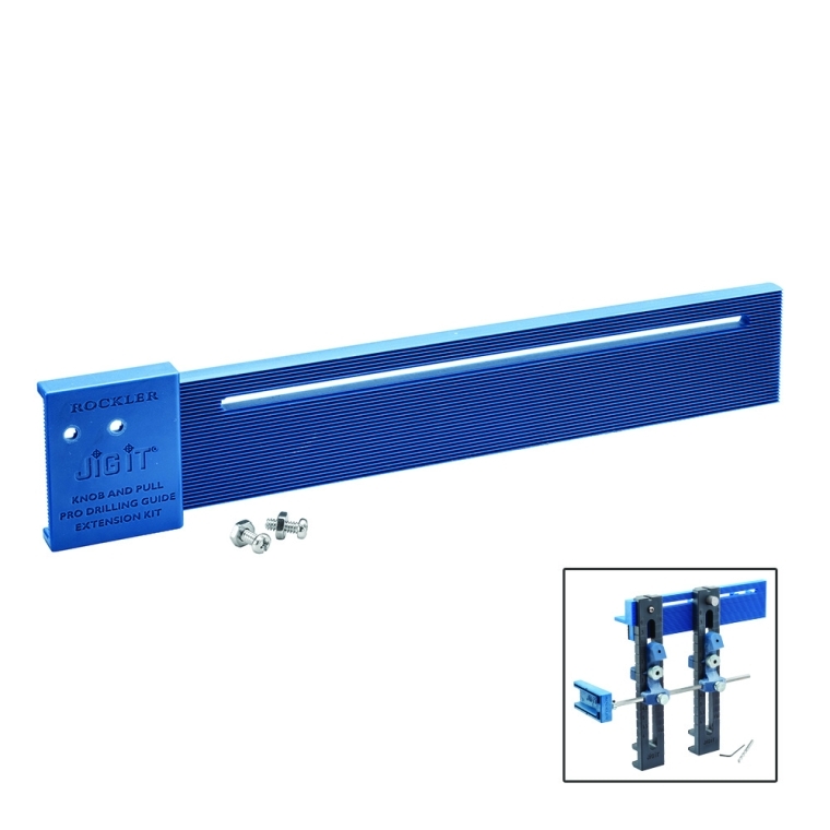 Rockler Jig-It Knob and Pull Pro Drilling Guide Extension - main pic