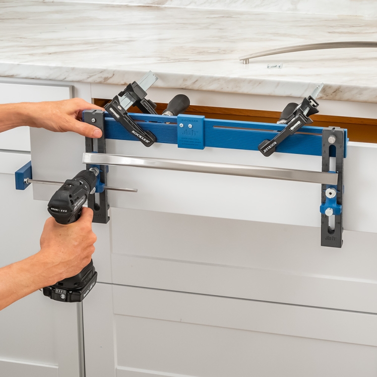 Rockler Jig-It Knob and Pull Pro Drilling Guide Extension - full pic 