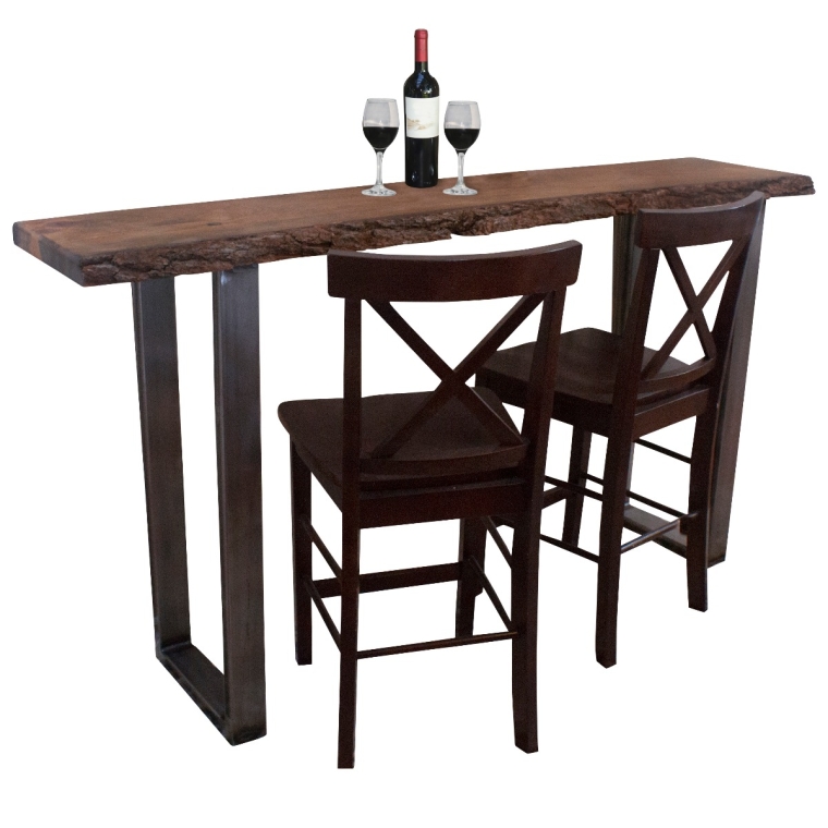U-Shaped  Welded Steel Table Leg Set, Black - full pic 