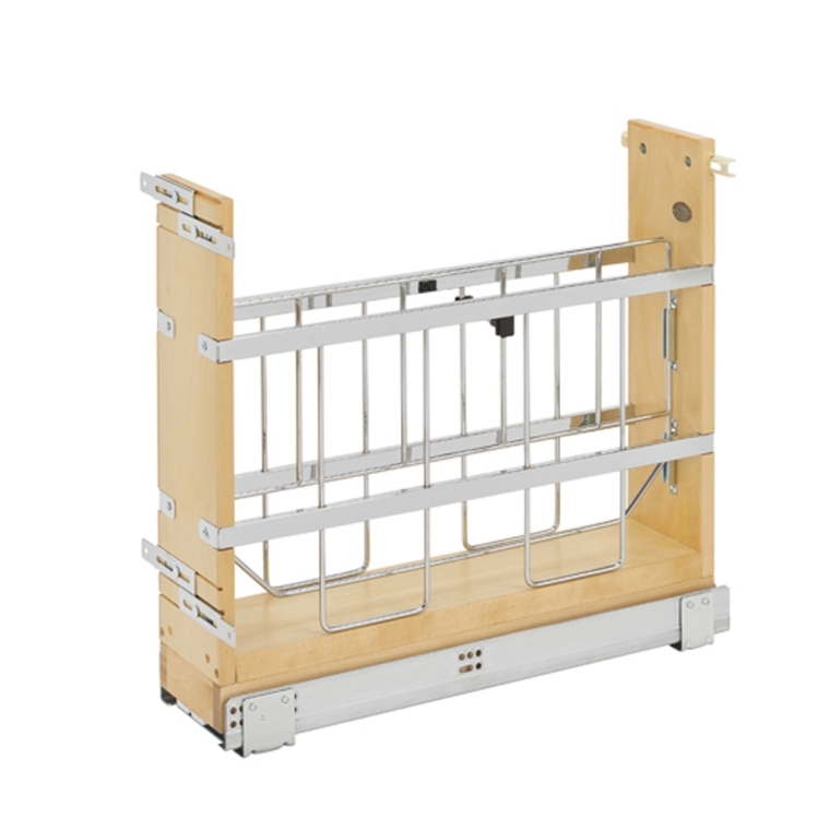 Rev-A-Shelf- Base Cabinet Pullout Tray Divider/Foil Holder with Blumotion Soft-Close - full pic 