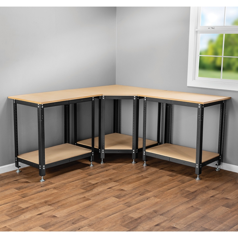 Rockler Rock-Steady Corner Shop Stand Kit, 32''H x 16''D - full pic 
