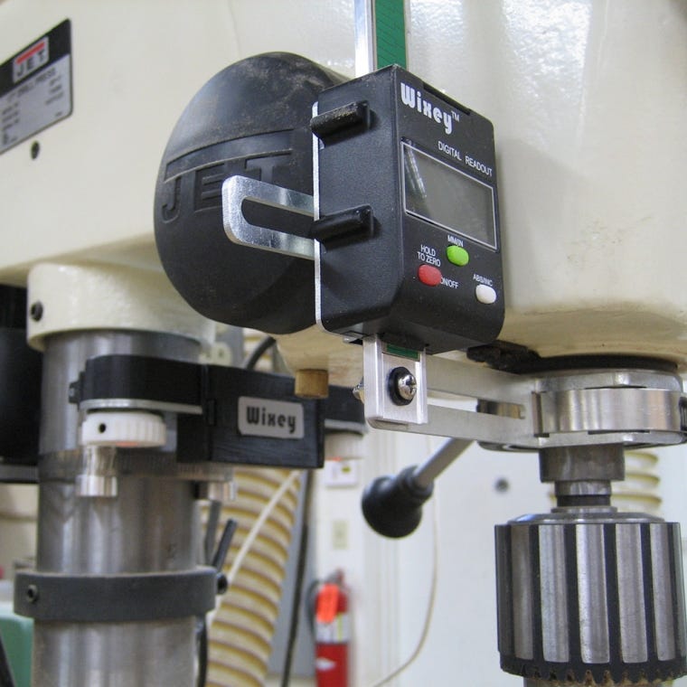 Wixey WR503 Digital Drill Press Depth Gauge - full pic 
