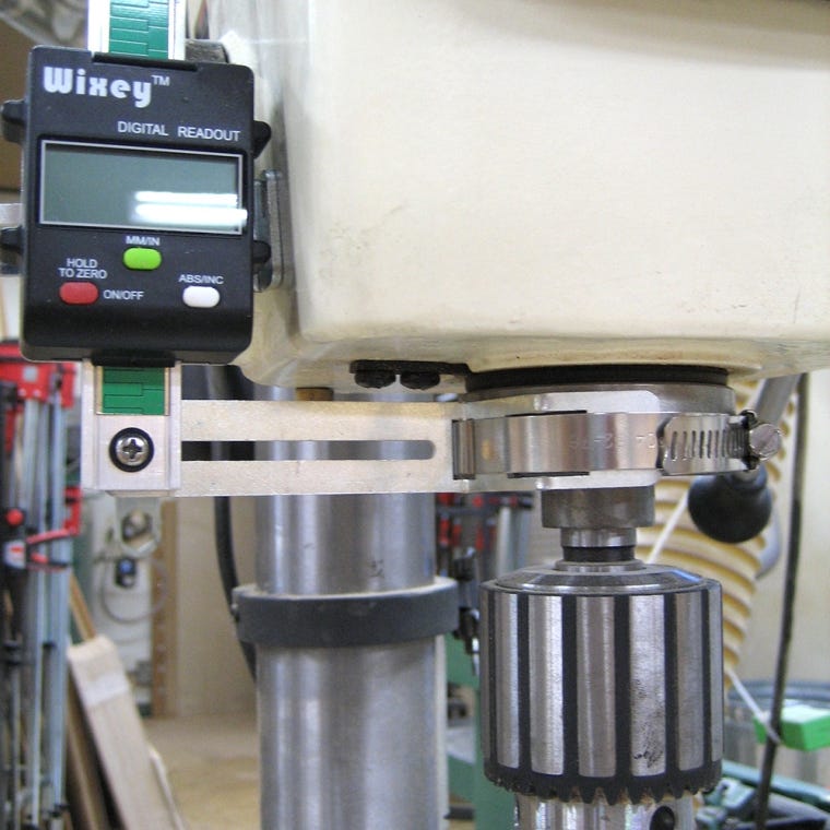 Wixey WR503 Digital Drill Press Depth Gauge - full pic 