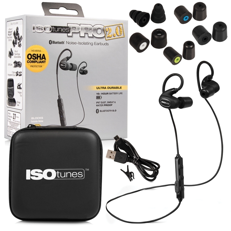 ISOtunes Pro 2.0 Noise-Isolating Bluetooth Earbuds - full pic 