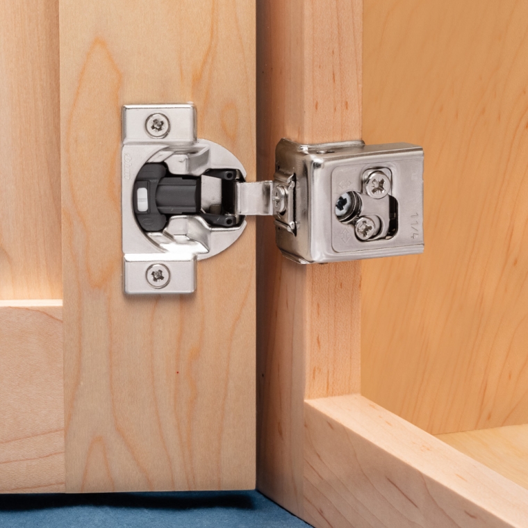 Blum 110&deg; Compact Clip Soft-Close Hinges for Face Frame, Larger Overlays - full pic 
