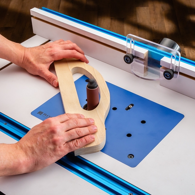 Triton Handheld Oscillating Spindle Sander with Rockler Plate - full pic 