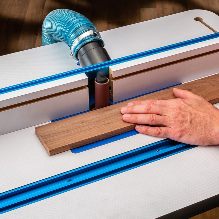 Triton Handheld Oscillating Spindle Sander with Rockler Plate - full pic 