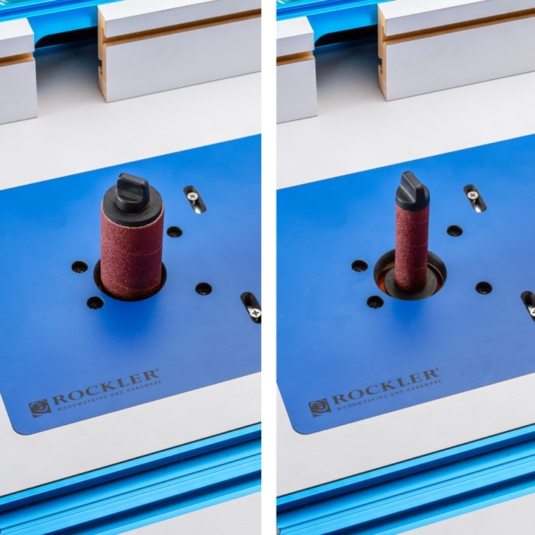 Rockler Router Table Baseplate for Triton Handheld Oscillating Spindle Sander - full pic 